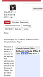 Mobile Screenshot of catholicschoolsoffice.org